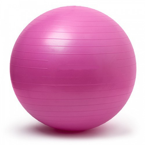 Gymnastics Ball Pink Size 75 cm