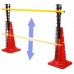 Ladder Hurdles Set of 5 Height 52 cm Red
