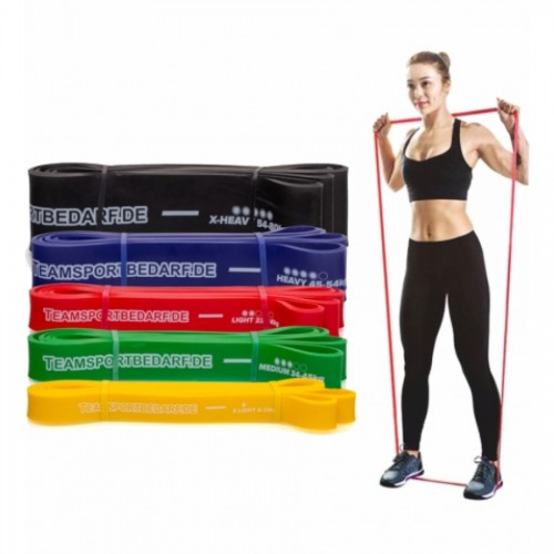                                                                                                                                                     RESISTANCE BAND 208 cm Yellow - 9 – 23 kg